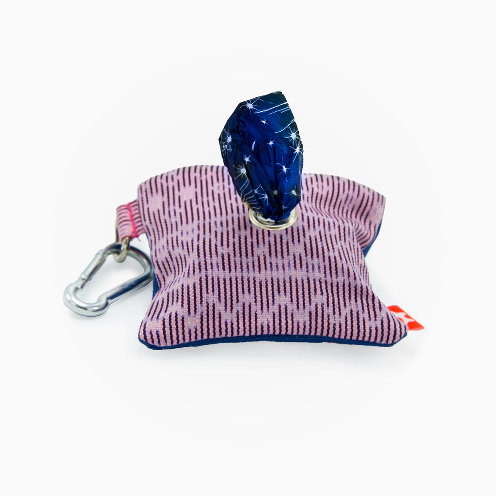 Accesorios para Perros - Contenedores de Bolsas Rebozo - Color Rosa - Frente